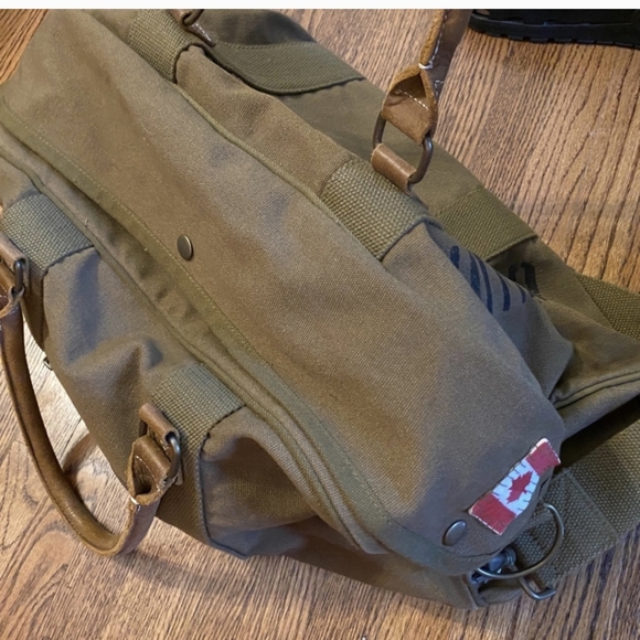 Olive green/Brown Men's Bag - Picture 6 of 8